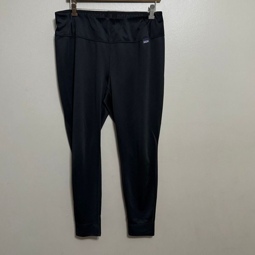 Patagonia black capilene baselayer mid weight pant size XL